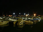 Le port de plaisance la nuit